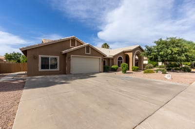 Exterior view of an assisted living home