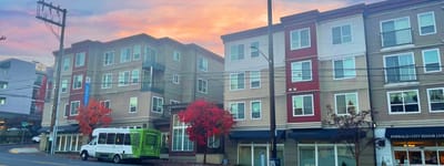 Exterior view of Emerald City Senior Living facility