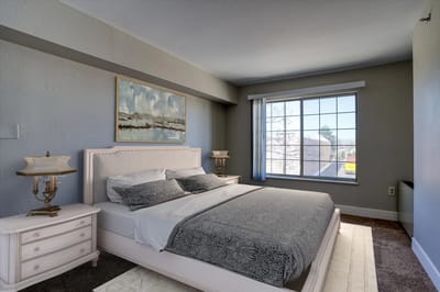Simple and elegant bedroom interior