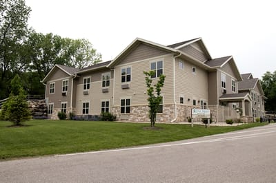Exterior view of Home Again Assisted Living building