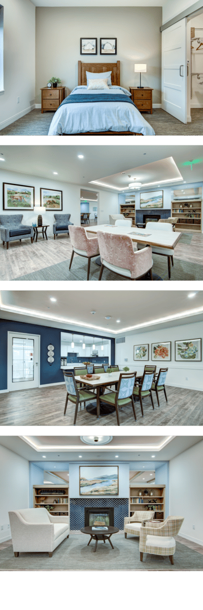 Bright interior room with comfortable furnishings