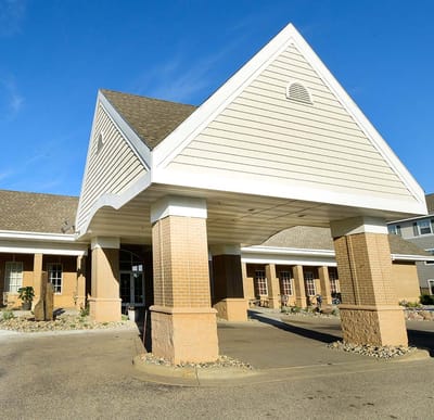 Entrance of Valley Senior Living on 42nd