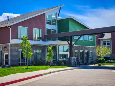 Exterior view of The Center at Rock Creek