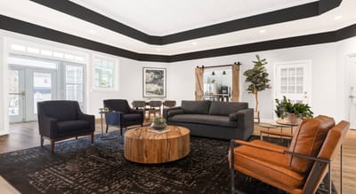 Interior common area with seating and decor
