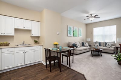 Cozy interior of a resident living space