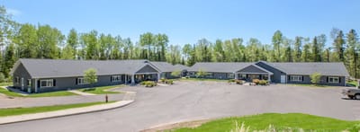 Aerial view of the Diamond Willow Assisted Living facility