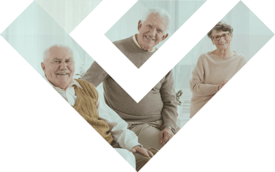 Emerald Nursing & Rehab Omaha, Nursing Home in Omaha, NE — Three smiling seniors sitting together in a bright room