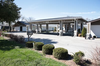 Building exterior of Creekside on Whipps Mill Road