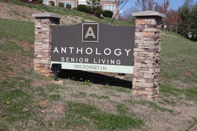 Sign for Anthology Senior Living at Dorsey Lane