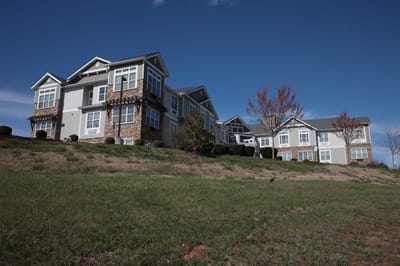Exterior view of a senior living facility