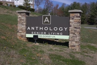 Signage for Anthology Senior Living facility
