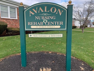 Sign for Avalon Nursing & Rehab Center