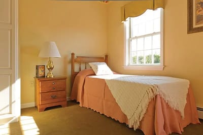 Cozy private resident room with natural light