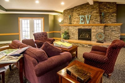 Cozy common area with comfortable seating