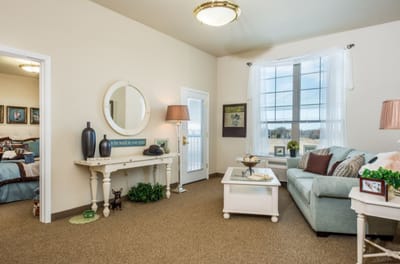 Cozy interior of a resident living room