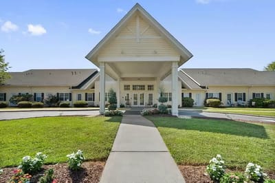 Exterior view of the Terrabella Lake Norman facility entrance
