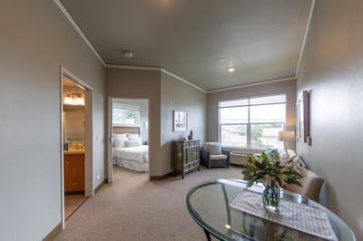 Private resident room with a modern design