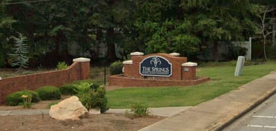 Sign for The Springs assisted living community