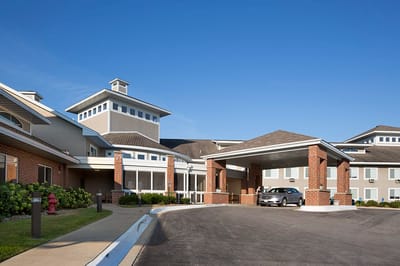 Exterior view of The Villages at Marion nursing home