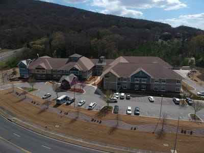 Aerial view of Thrive at Jones Farm facility