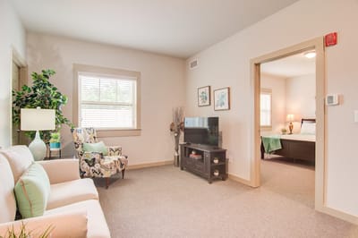 Cozy interior of a resident's living space