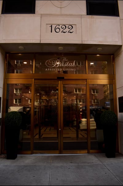 Entrance of The Bristal assisted living facility
