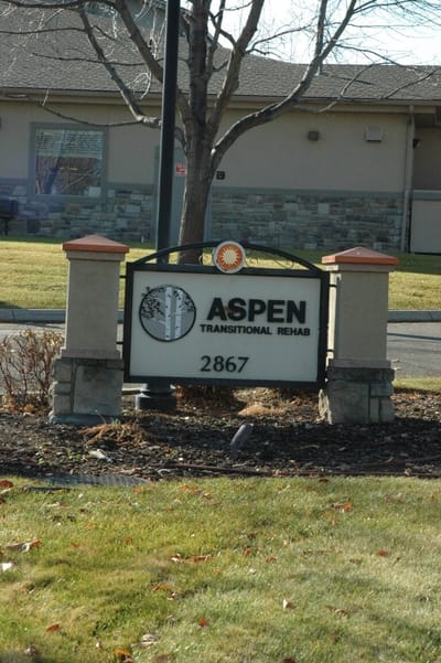 Signage for Aspen Transitional Rehabilitation facility