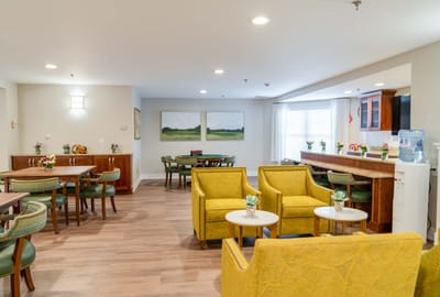 Interior Common Area with seating and tables