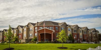 Exterior view of Genry Estates senior living facility