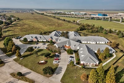 Aerial view of SummerHouse Bay Cove facility