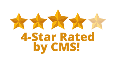 Tiffany Square, Nursing Home in Grand Island, NE — 4-Star rated CMS recognition with five golden stars
