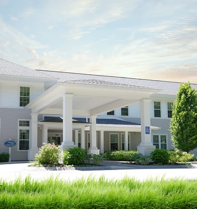 Exterior view of Webster at Rye entrance