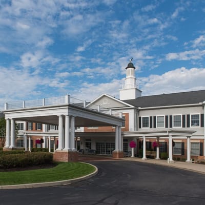 Exterior view of Kingston Residence of Perrysburg entrance
