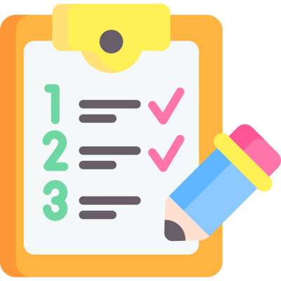 Graphic of a checklist with pencil