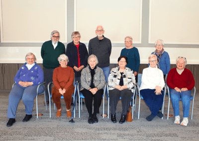 Group of residents seated in a common area