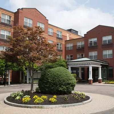 Exterior view of Benchmark Senior Living at Billerica Crossings