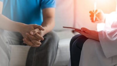 Patient consultation with a healthcare provider