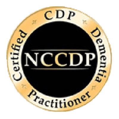 Certification logo for Dementia Practitioners