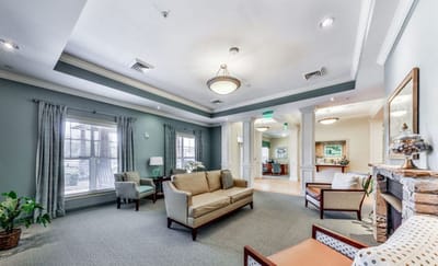 Interior common area with seating and decor