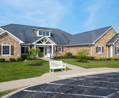 Front view of the Otterbein Sunset House facility