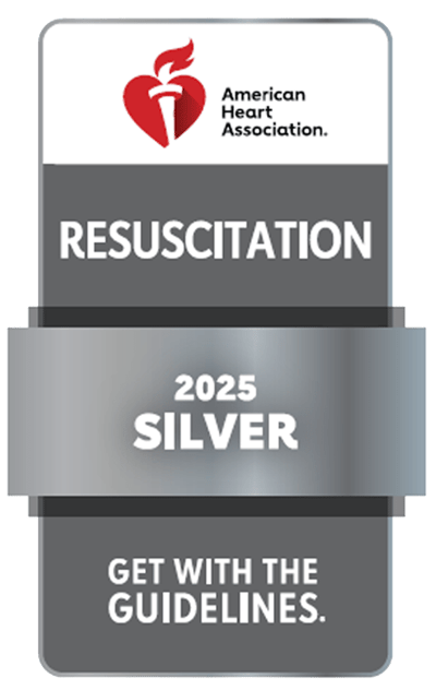 Award badge for resuscitation guidelines