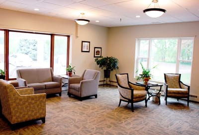 Interior common area with comfortable seating