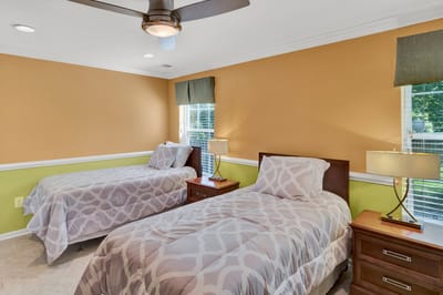 Cozy interior view of a shared resident room