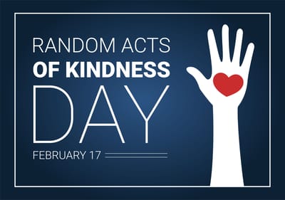 Graphic design promoting Random Acts of Kindness Day