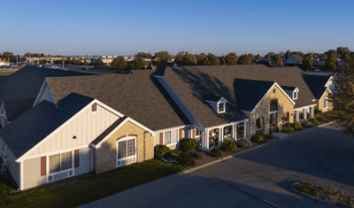 Aerial view of the Midwest Homestead Of Kearney facility exterior