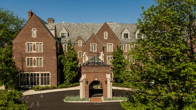 Exterior view of the Otterbein Sunset House building