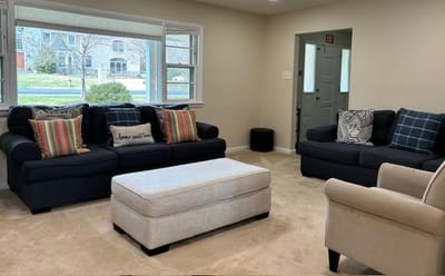 Cozy living room with comfortable seating
