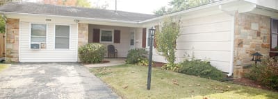 Exterior view of the assisted living facility's entrance