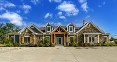 Front exterior view of a senior living facility