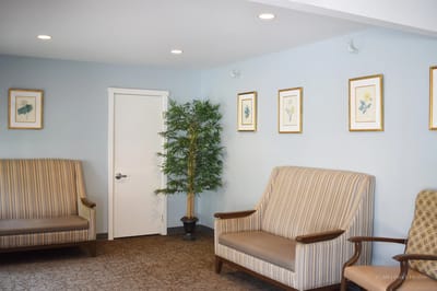 Interior common area with seating and decor